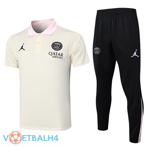 Paris PSG voetbal Polo + Training broek geel 2024/2025