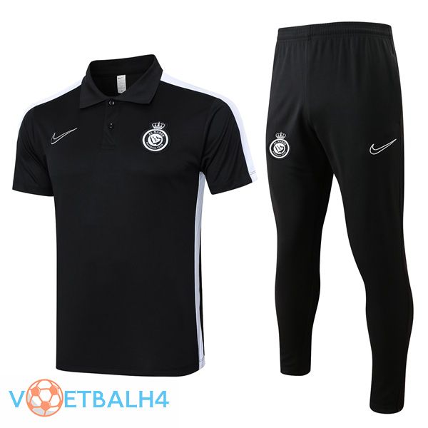 Al-Nassr FC voetbal Polo + Training broek zwart 2024/2025