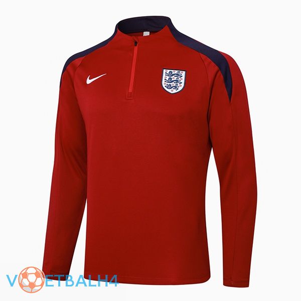 Engeland Training Sweatshirt rood 2024/2025