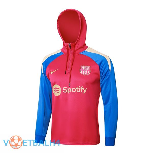 FC Barcelona Training Sweatshirt Hoodie rood 2024/2025