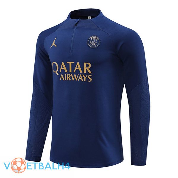 JORDAN Paris PSG Training Sweatshirt blauw koninklijk 2024/2025