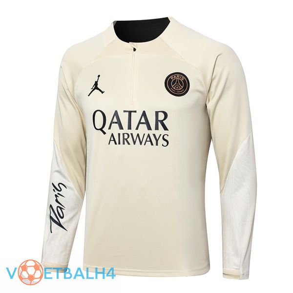 JORDAN Paris PSG Training Sweatshirt geel 2024/2025