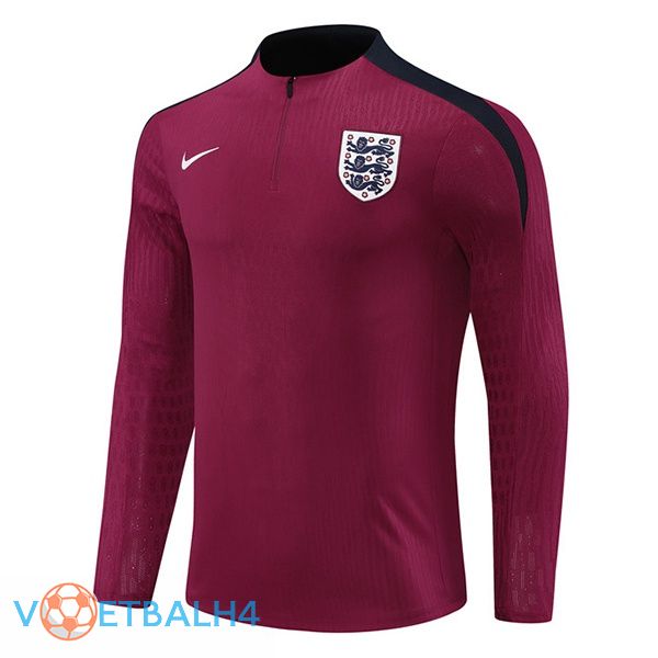 Engeland Training Sweatshirt rood 2024/2025