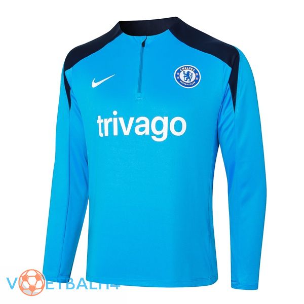 FC Chelsea Training Sweatshirt blauw 2024/2025