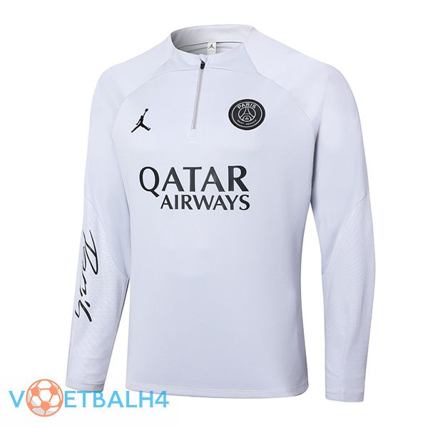 JORDAN Paris PSG Training Sweatshirt wit 2024/2025