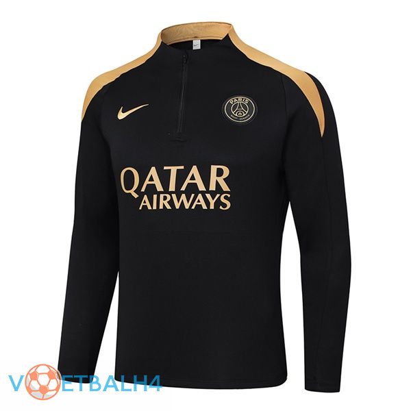 Paris PSG Training Sweatshirt zwart 2024/2025