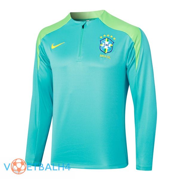 Brazilië Training Sweatshirt groente 2024/2025