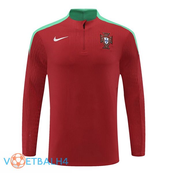 Portugal Training Sweatshirt rood 2024/2025