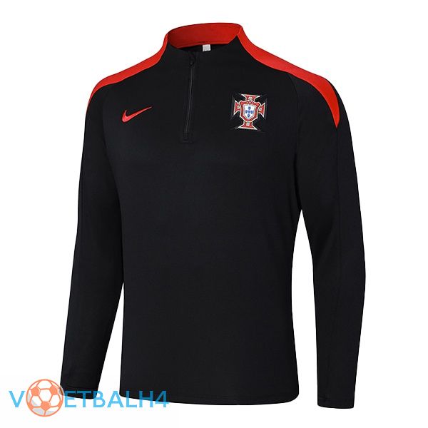 Portugal Training Sweatshirt zwart 2024/2025