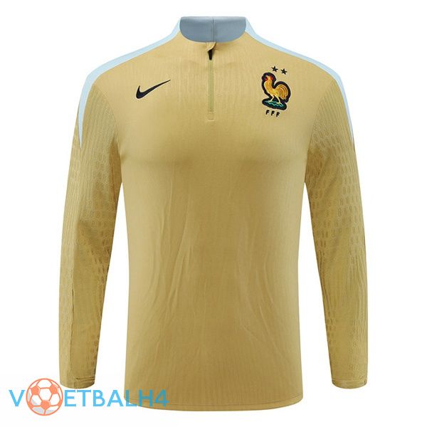 Frankrijk Training Sweatshirt geel 2024/2025