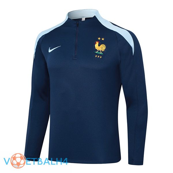 Frankrijk Training Sweatshirt blauw koninklijk 2024/2025