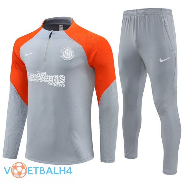 Inter Milan trainingspak grijs oranje 2024/2025