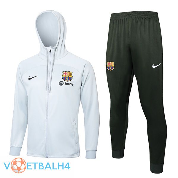 FC Barcelona trainingspak Windbreaker wit 2024/2025