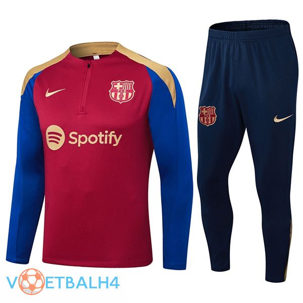 FC Barcelona kit trainingspak blauw rood 2024/2025