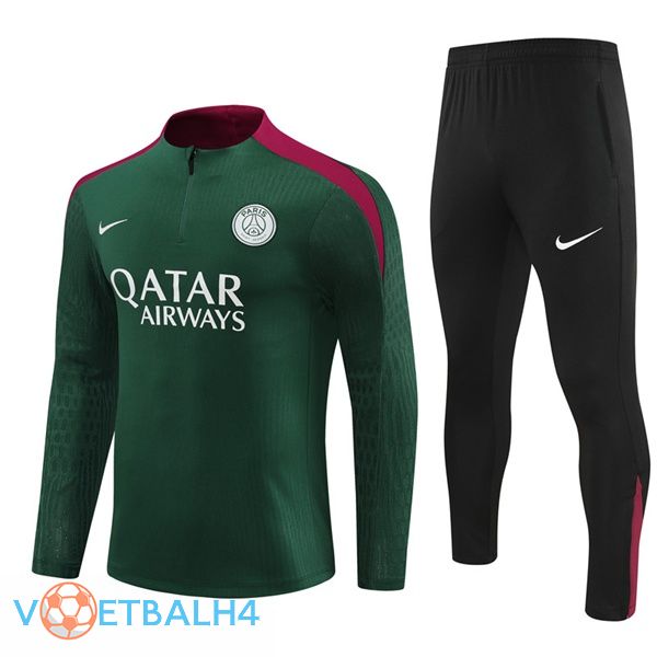 Paris PSG kit trainingspak groente 2024/2025