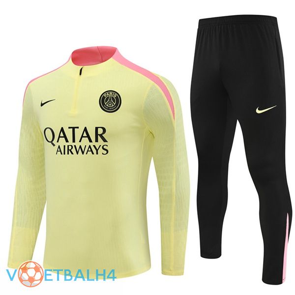 Paris PSG kit trainingspak geel 2024/2025