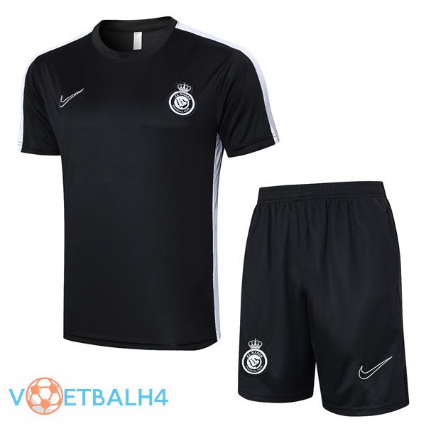 Al-Nassr FC kit Training T Shirt + korte broek zwart 2024/2025