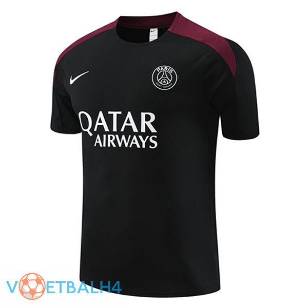 Paris PSG Training T Shirt zwart 2024/2025