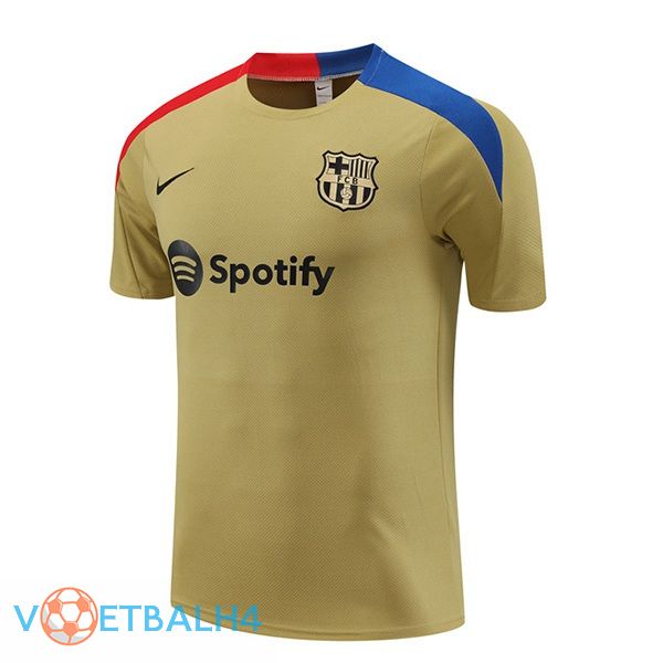 FC Barcelona Training T Shirt geel 2024/2025