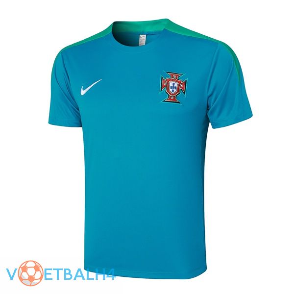 Portugal Training T Shirt blauw 2024/2025