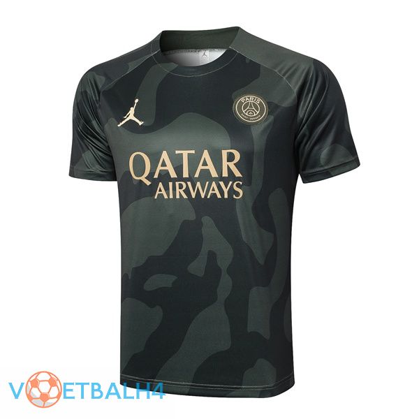 Paris PSG Training T Shirt groente 2024/2025