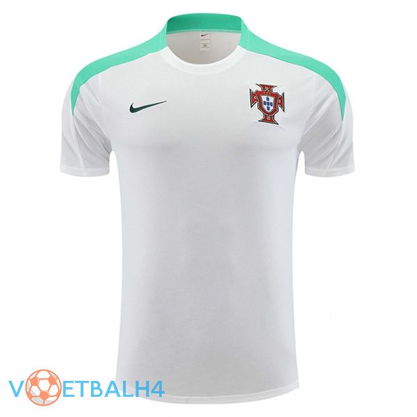 Portugal Training T Shirt wit 2024/2025