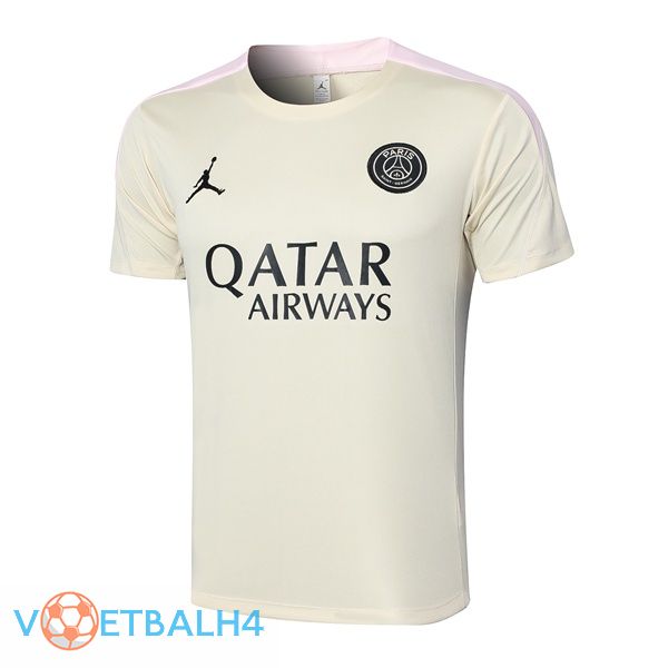 Paris PSG Training T Shirt geel 2024/2025