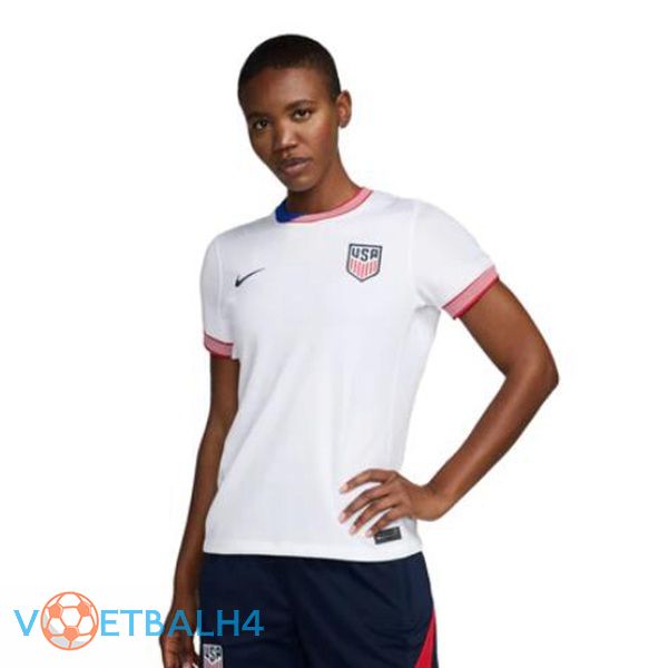 USA Dames thuis voetbal jersey wit 2024/2025