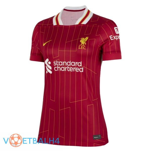 FC Liverpool Women thuis voetbal jersey rood 2024/2025