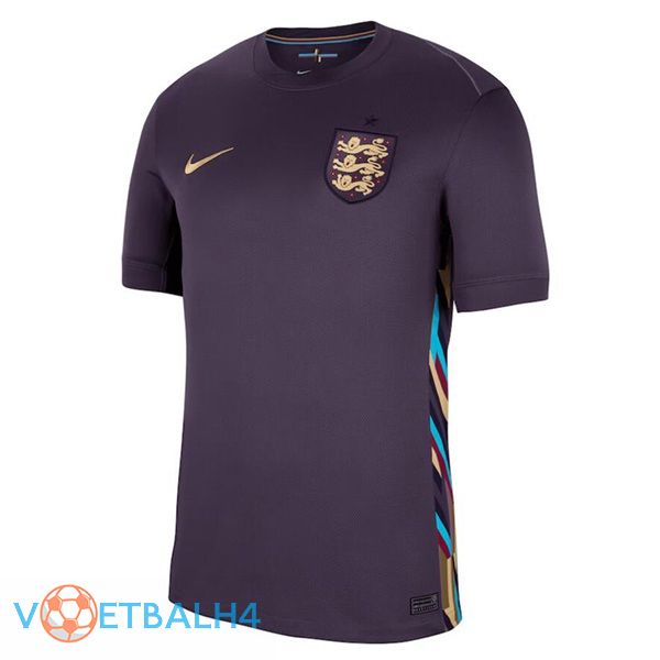 Engeland uit voetbal jersey paars 2024/2025