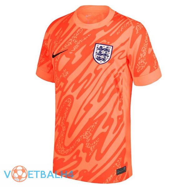 Engeland doelman voetbal jersey oranje 2024/2025