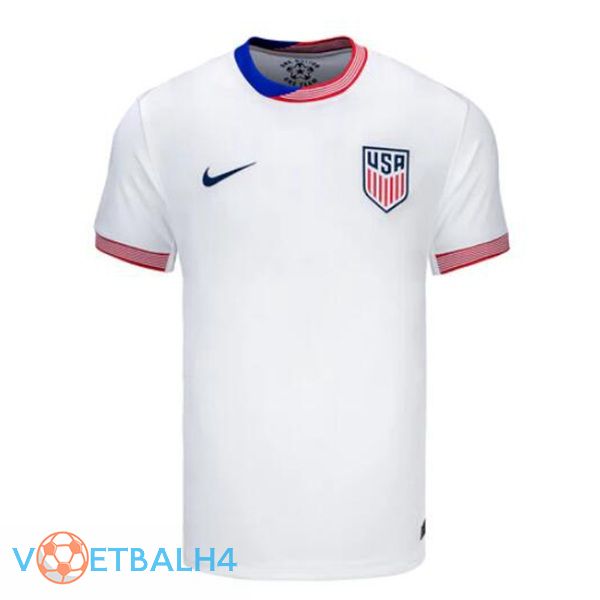 USA thuis voetbal jersey wit 2024/2025