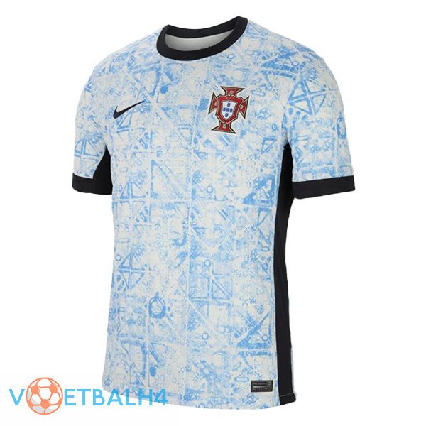 Portugal uit voetbal jersey blauw wit 2024/2025