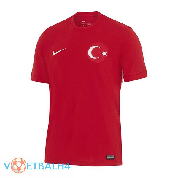 Türkiye uit voetbal jersey rood 2024/2025