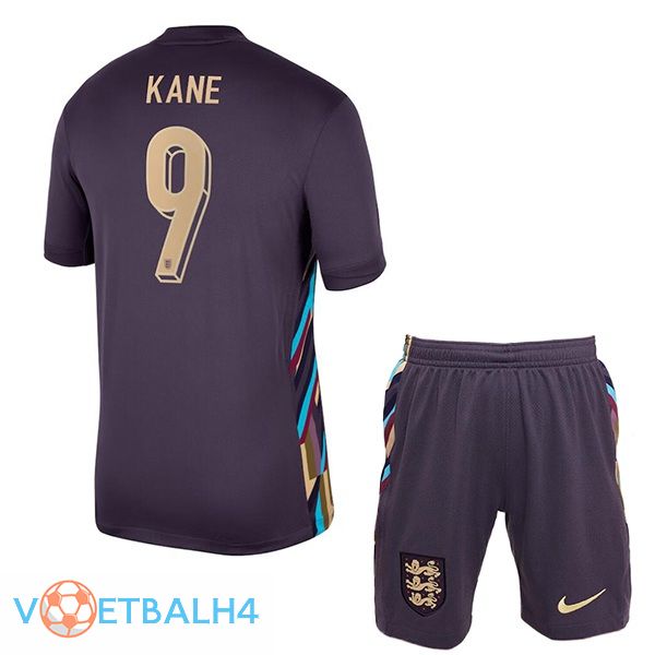 Engeland (Kane 9) kinderen uit voetbal jersey paars 2024/2025