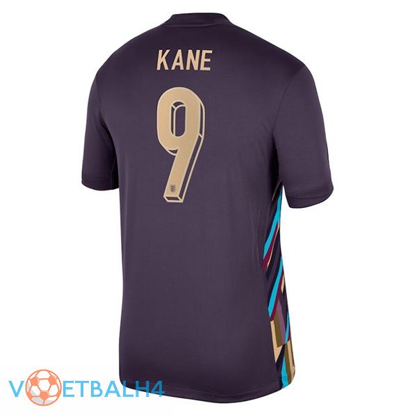 Engeland (Kane 9) uit voetbal jersey paars 2024/2025