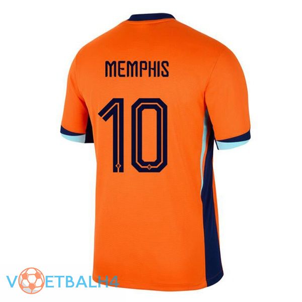 Nederland (MEMPHIS 10) thuis voetbal jersey oranje 2024/2025