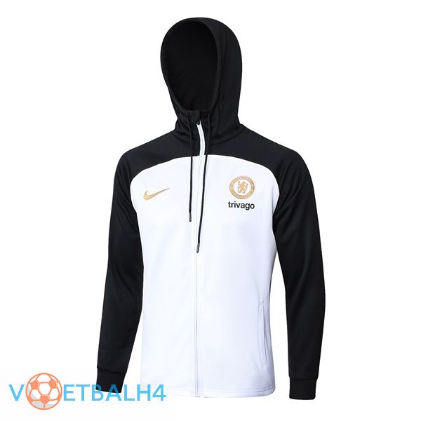 FC Chelsea Windbreaker wit zwart 2024/2025