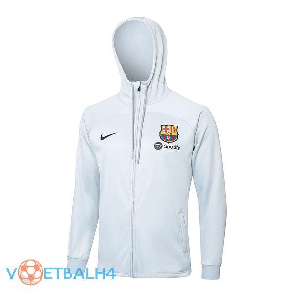 FC Barcelona trainingsjack Windbreaker wit 2024/2025