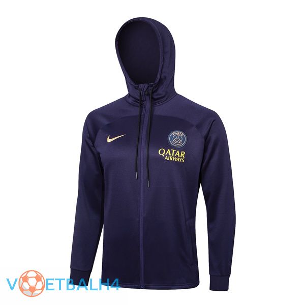 Paris PSG trainingsjack Windbreaker paars 2024/2025