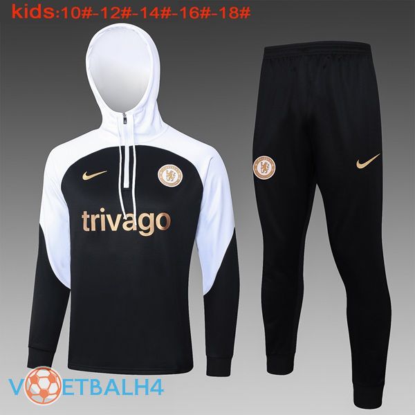 FC Chelsea trainingspak Hoodie kinderen zwart 2024/2025