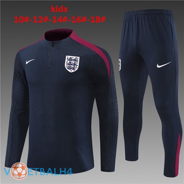 Engeland kinderen kit trainingspak blauw koninklijk 2024/2025