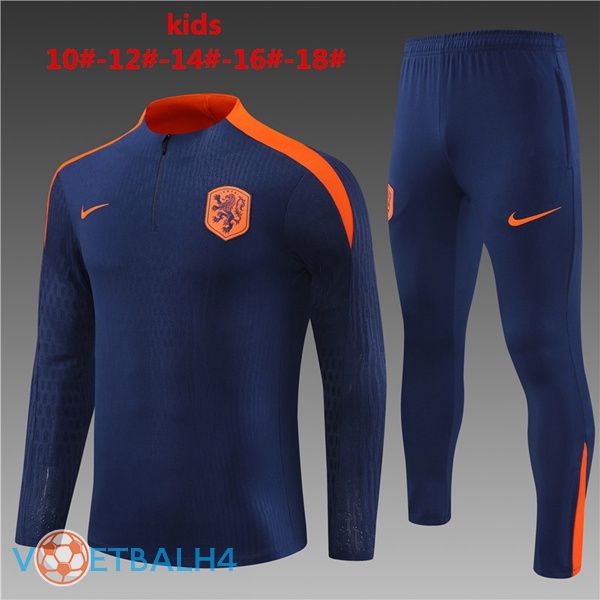 Nederland kinderen kit trainingspak blauw koninklijk 2024/2025