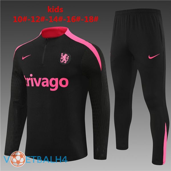 FC Chelsea kinderen kit trainingspak zwart 2024/2025