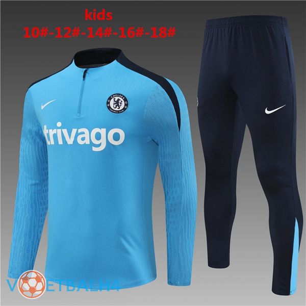 FC Chelsea kinderen kit trainingspak blauw 2024/2025