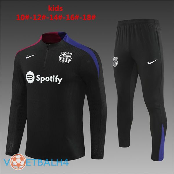 FC Barcelona kinderen kit trainingspak zwart 2024/2025