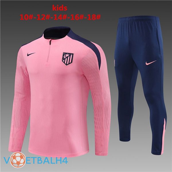 Atletico Madrid kinderen kit trainingspakroze 2024/2025