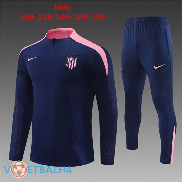 Atletico Madrid kinderen kit trainingspakblauw koninklijk 2024/2025