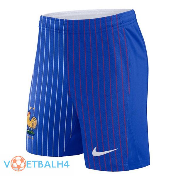 Frankrijk uit voetbal korte broek blauw 2024/2025