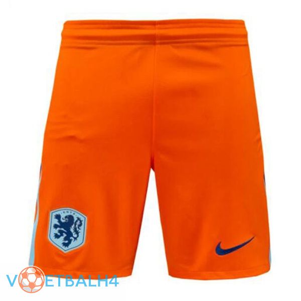 Nederland thuis voetbal korte broek oranje 2024/2025